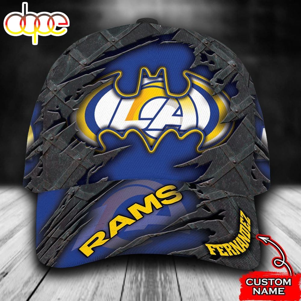 Personalized Los Angeles Rams Batman All Over Print 3D Classic Cap Spsguj