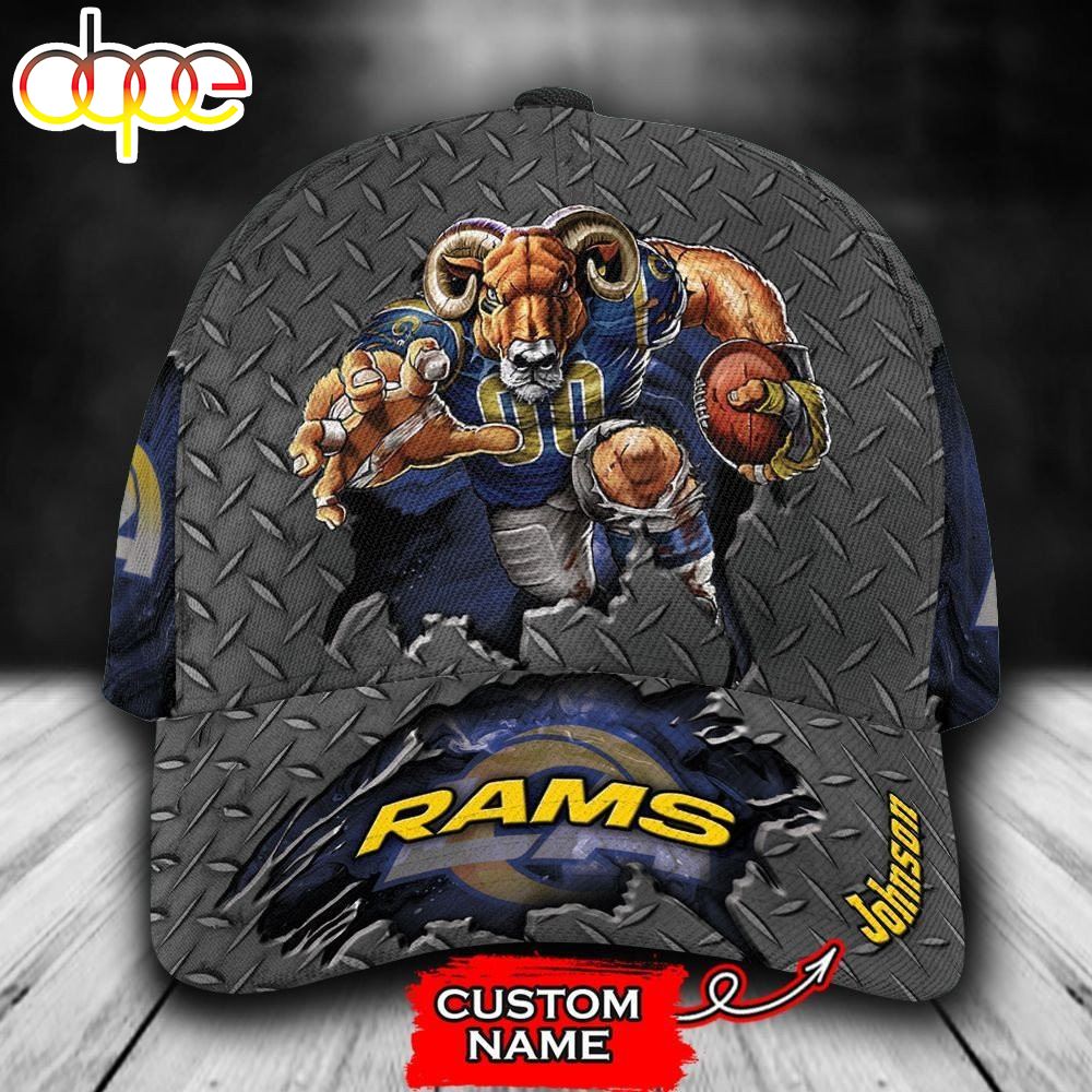 Personalized Los Angeles Rams Mascot All Over Print 3D Classic Cap Lhqbfz