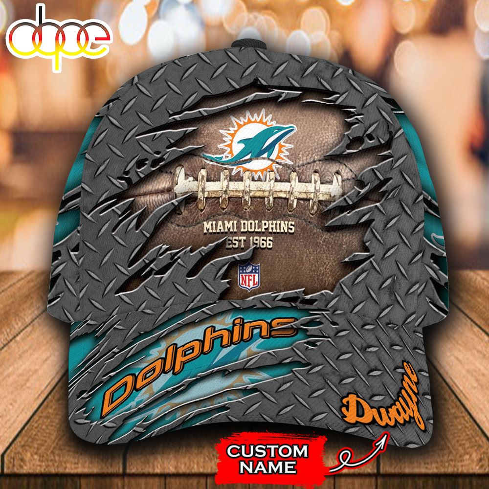 Personalized Miami Dolphins All Over Print 3D Classic Cap Msyrnj