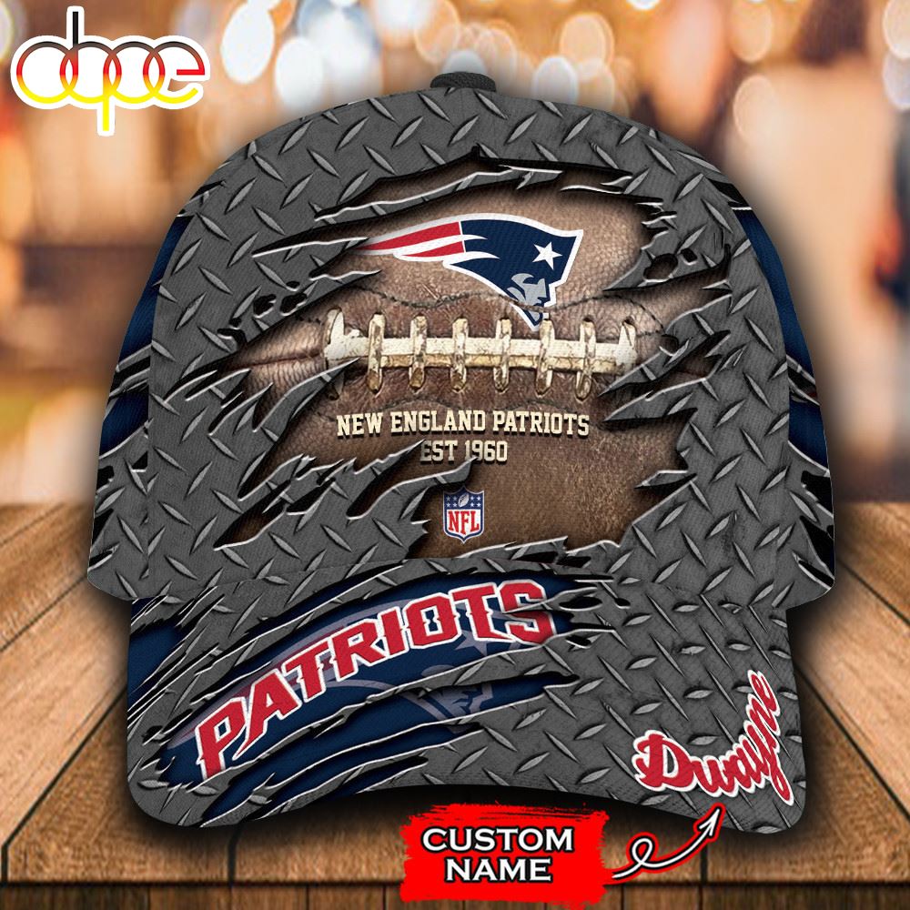 Personalized New England Patriots Luxury All Over Print 3D Classic Cap Rkmv2k