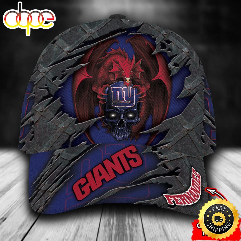 Personalized New York Giants Dragon All Over Print 3D Classic Cap Hi5eds
