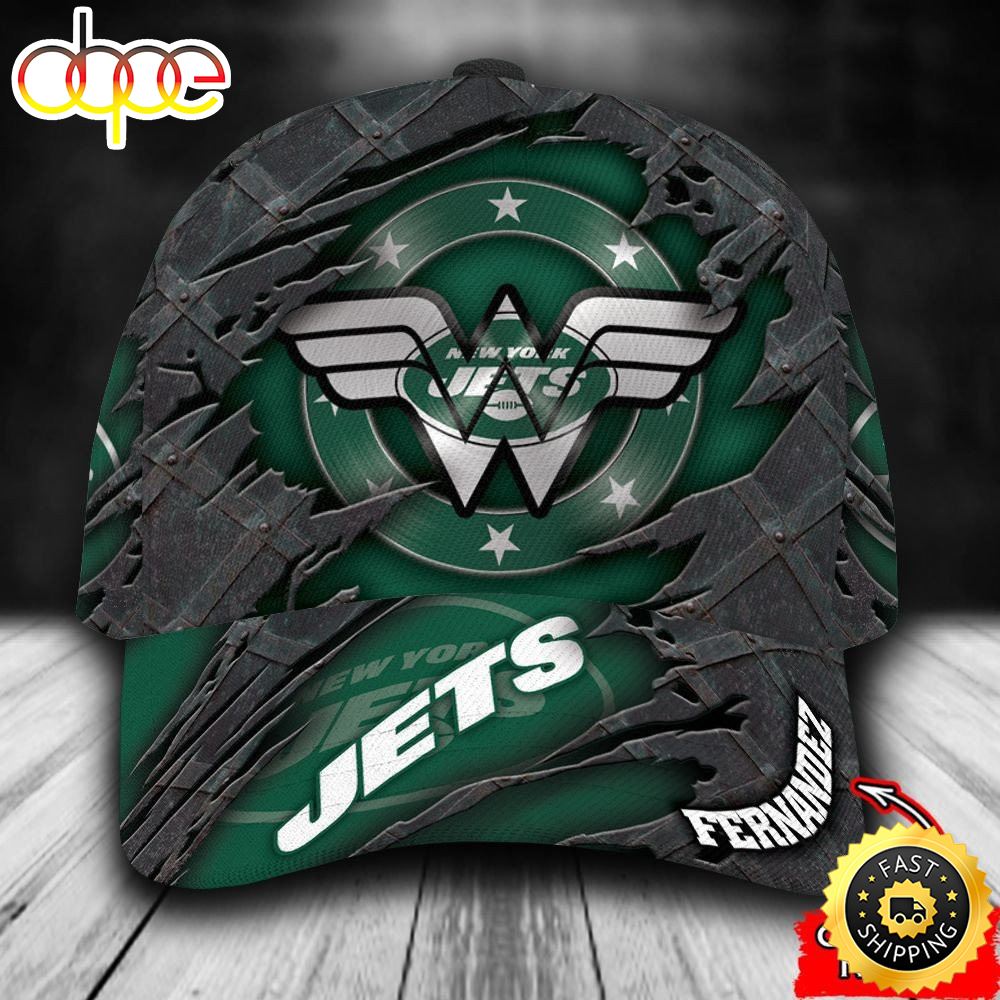 Personalized New York Jets Wonder Woman All Over Print 3D Classic Cap Hy41si
