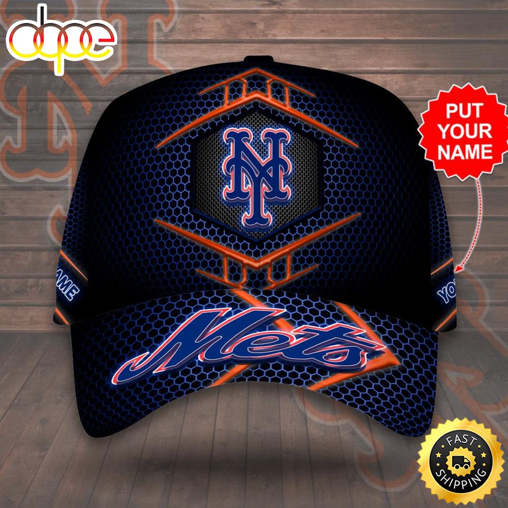 Personalized New York Mets Baseball Team All Over Print 3D Baseball Cap Gmikdy