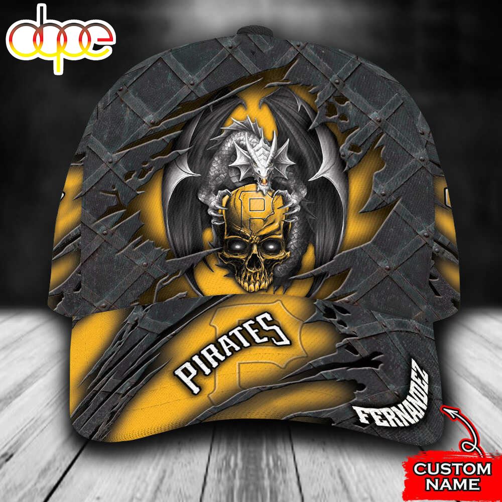 Personalized Pittsburgh Pirates Dragon All Over Print 3D Classic Cap Cwyo15