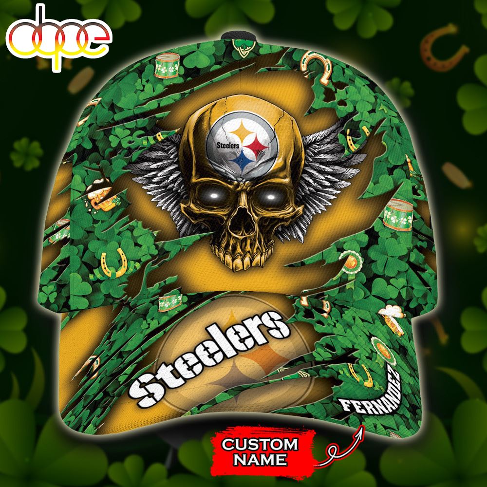 Personalized Pittsburgh Steelers St Patrick S Day All Over Print 3D Classic Cap Nxdg7t