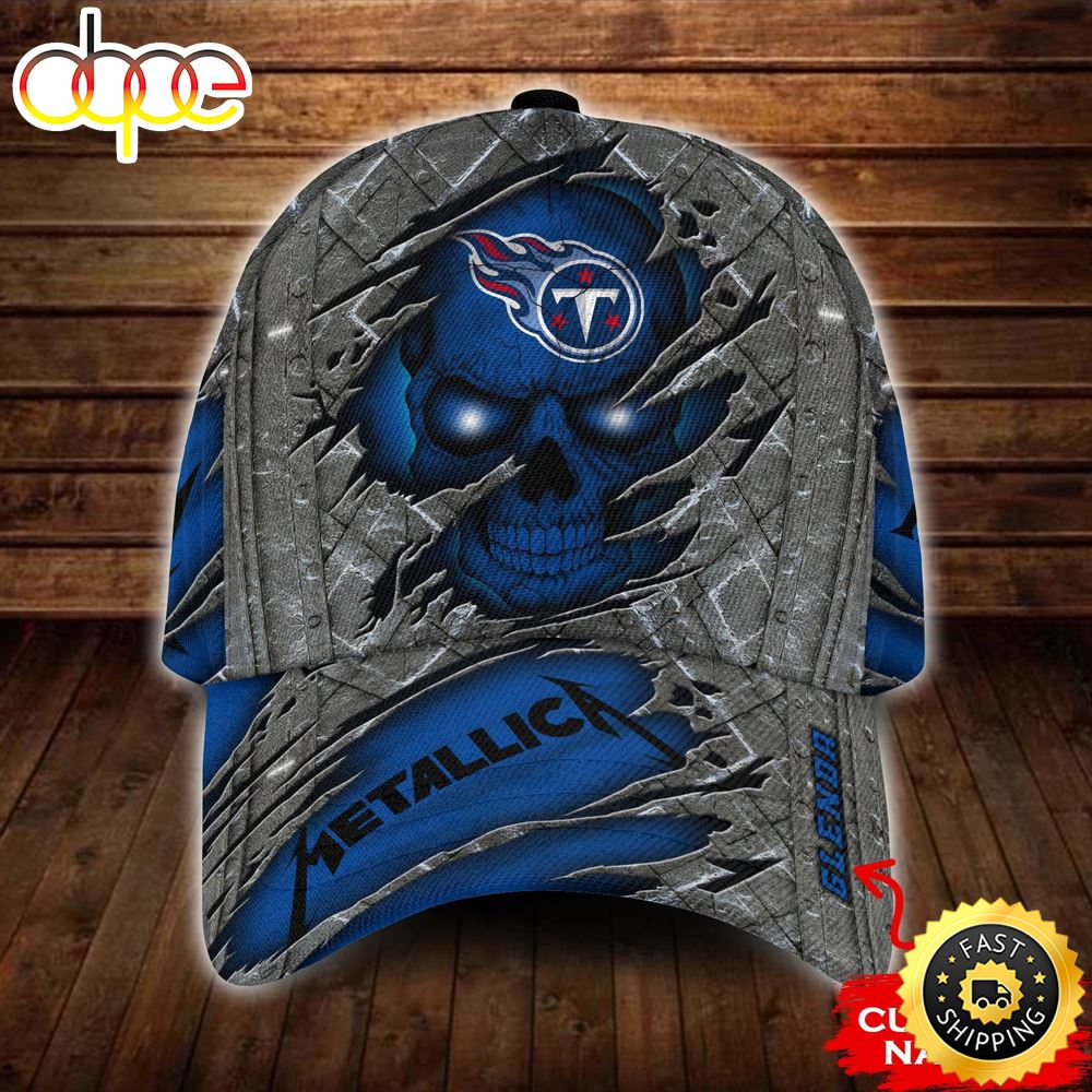 Personalized Tennessee Titans Metallica Band All Over Print 3D Classic Cap Xtkpll