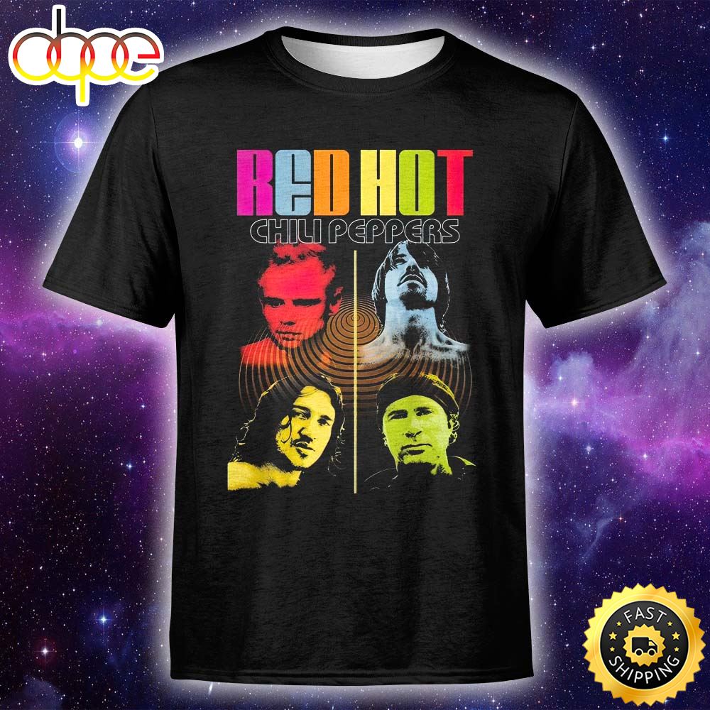Red Hot Chili Peppers Live Colour Me Unisex T Shirt Zbii7v