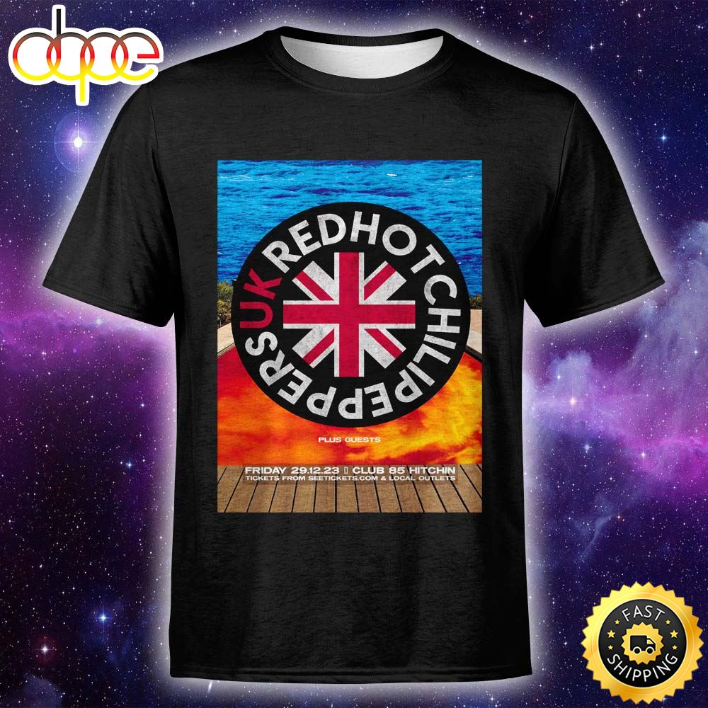 Red Hot Chili Peppers Uk 2023 Unisex T Shirt Ftowx1