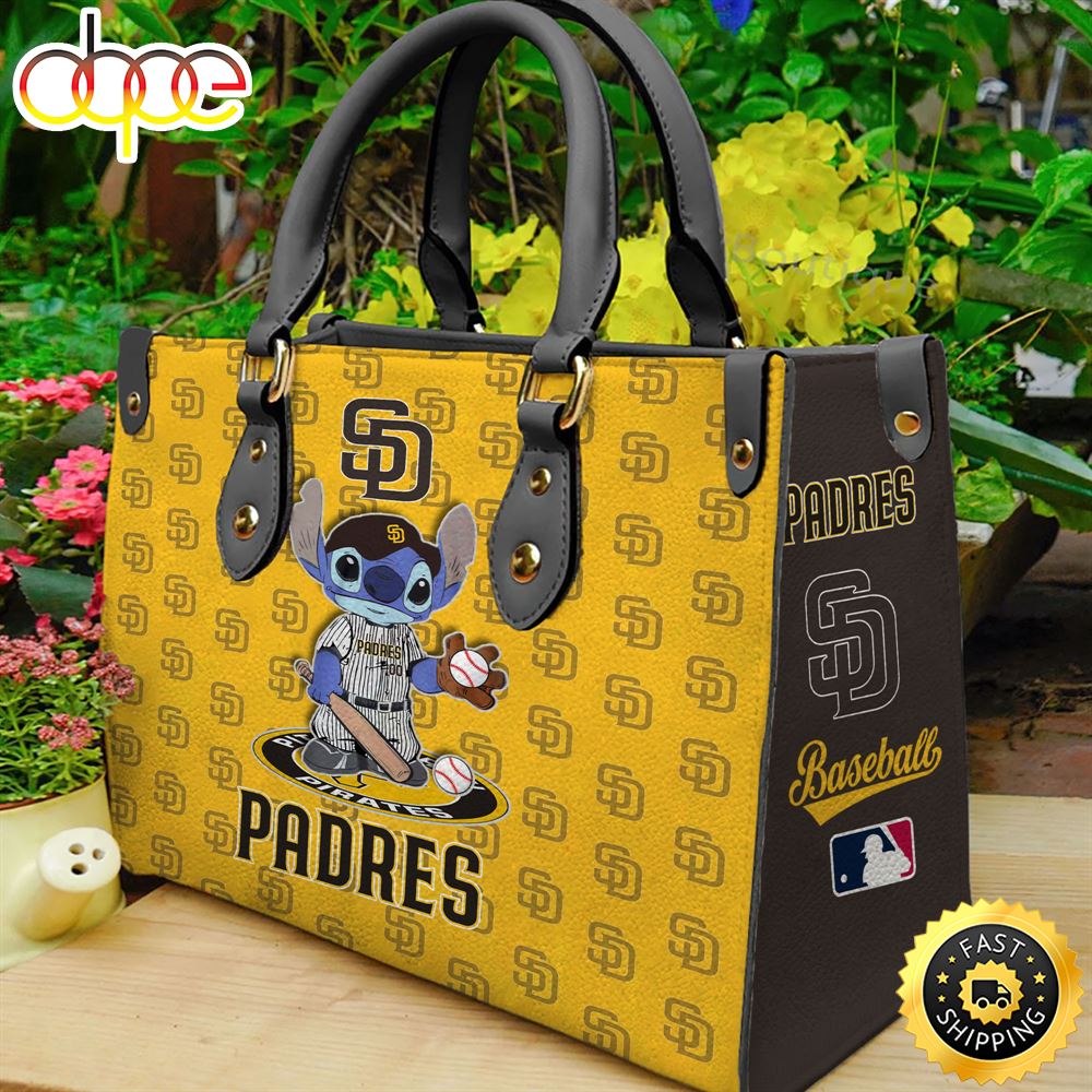 San Diego Padres Stitch Women Leather Hand Bag 1 Pdvm7t