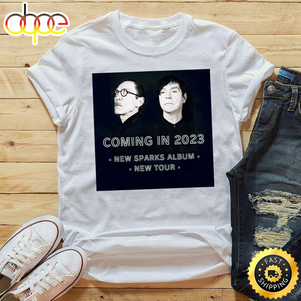 Sparks Announce New Album And Tour In 2023 Unisex T Shirt Qspyqw
