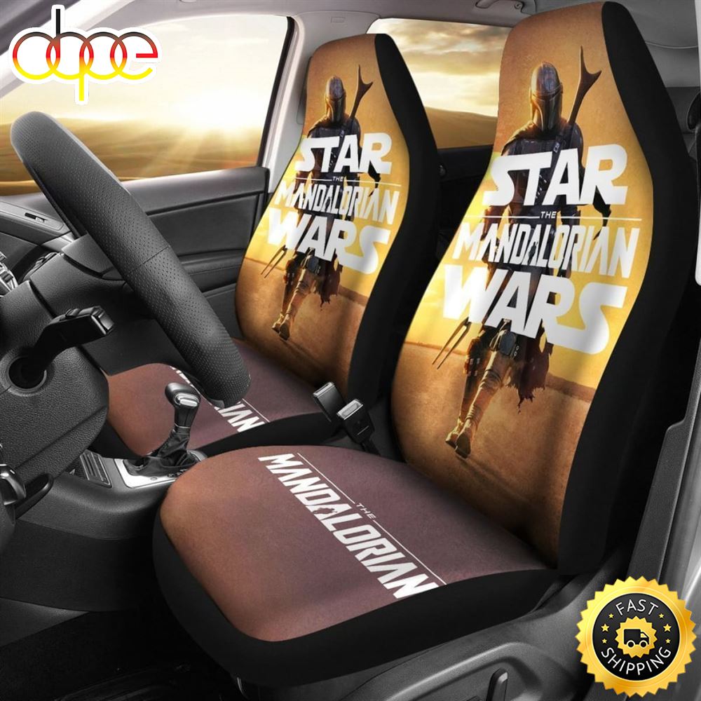Star Wars Mandalorian Car Seat Covers Fan Gift Idea 1 Zunaqi
