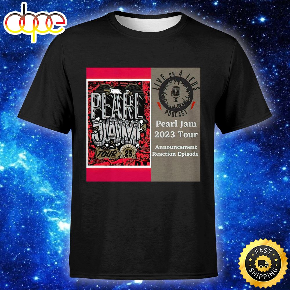 Stream Pearl Jam 2023 Tour Announcement Reaction Unisex T Shirt Sjfuv8