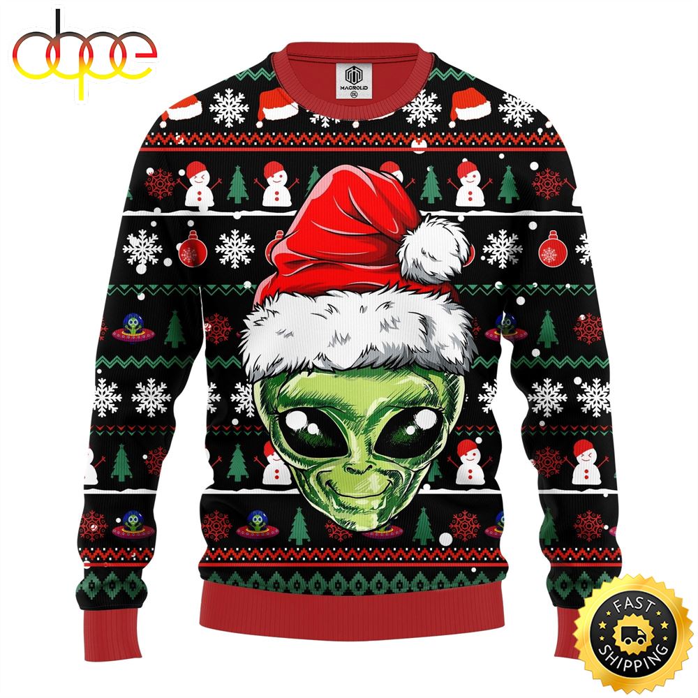 Alien Amazing Gift Idea Thanksgiving Gift Ugly Sweater Ldpzli