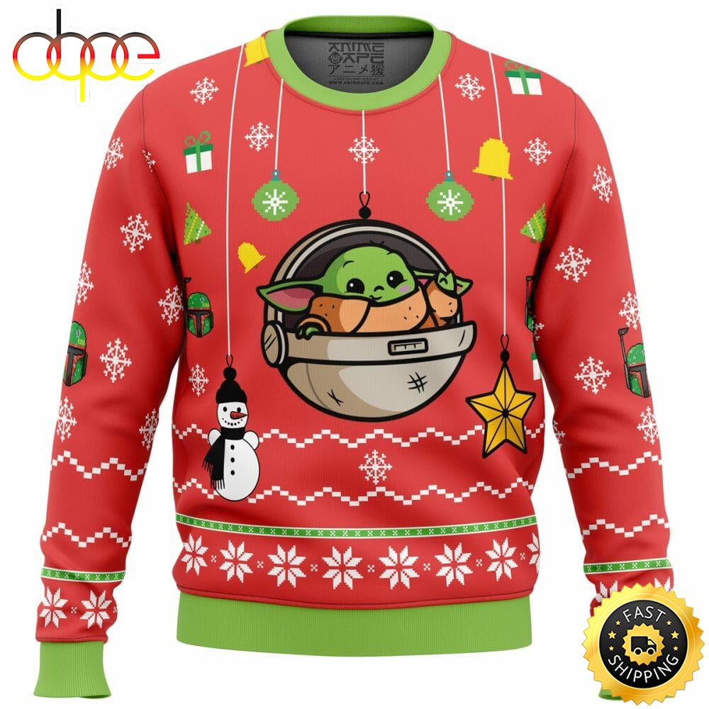 Baby Yoda Ugly Christmas Sweater Ccl6ry