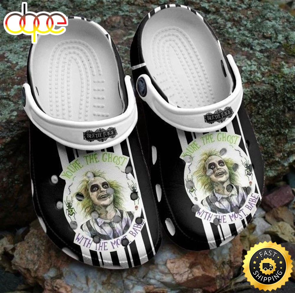 Beetlejuice Halloween Crocs Classic Clogs Shoes – Musicdope80s.com