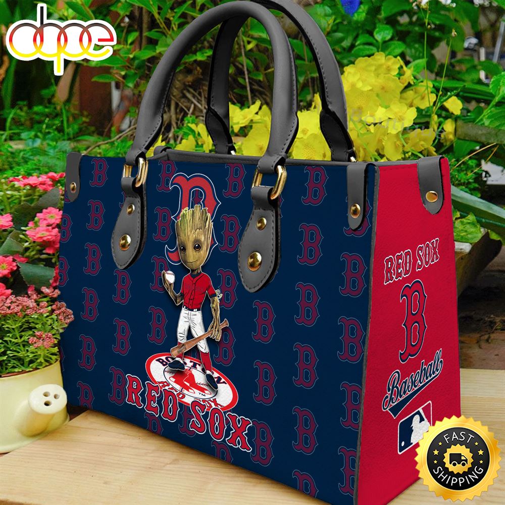 Boston Red Sox Groot Women Leather Hand Bag 1 Bkx5nm