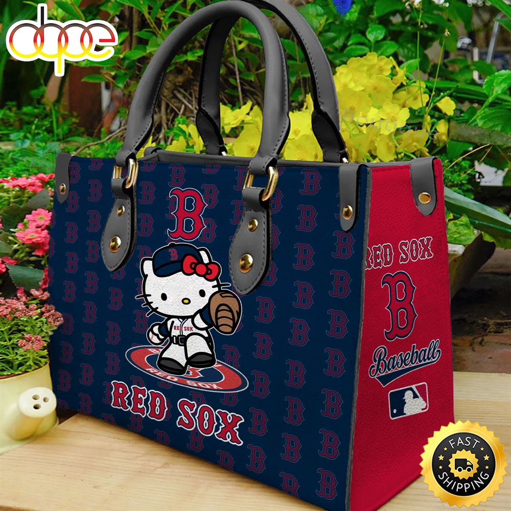 Boston Red Sox Kitty Women Leather Hand Bag 1 Zlrwix