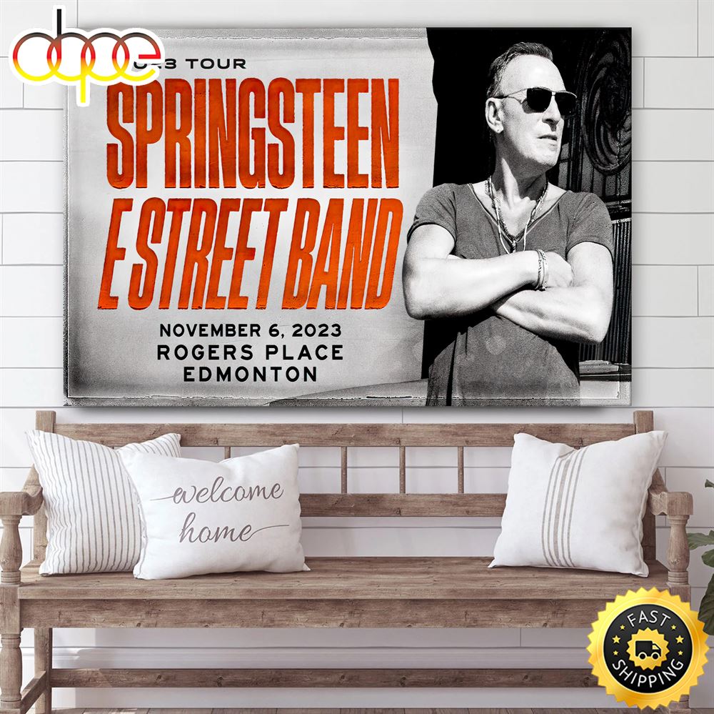 Bruce Springsteen And The E Street Band November 6 2023 Poster Canvas
