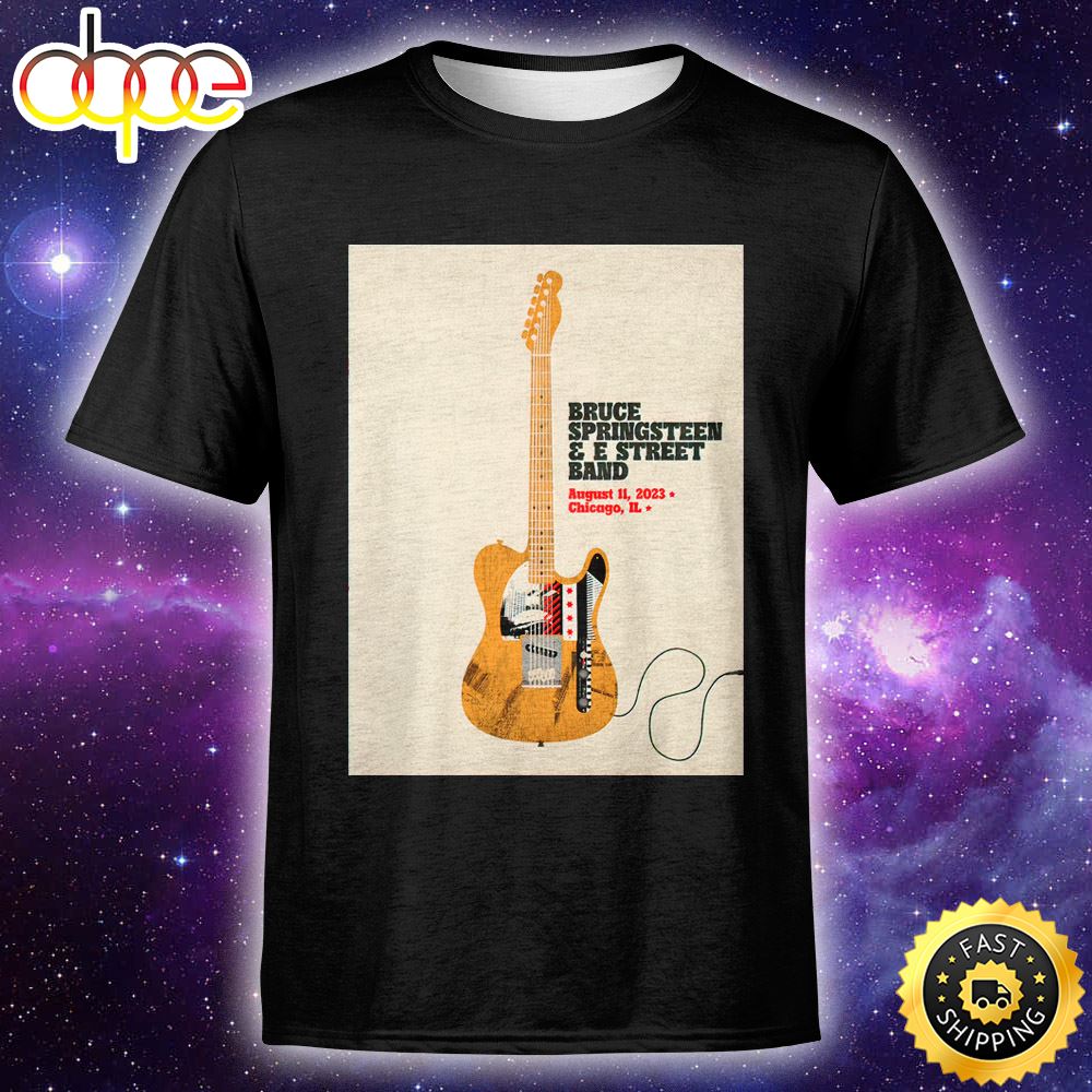 Bruce Springsteen E Street Band Chicago August 11 2023 Unisex Shirt 