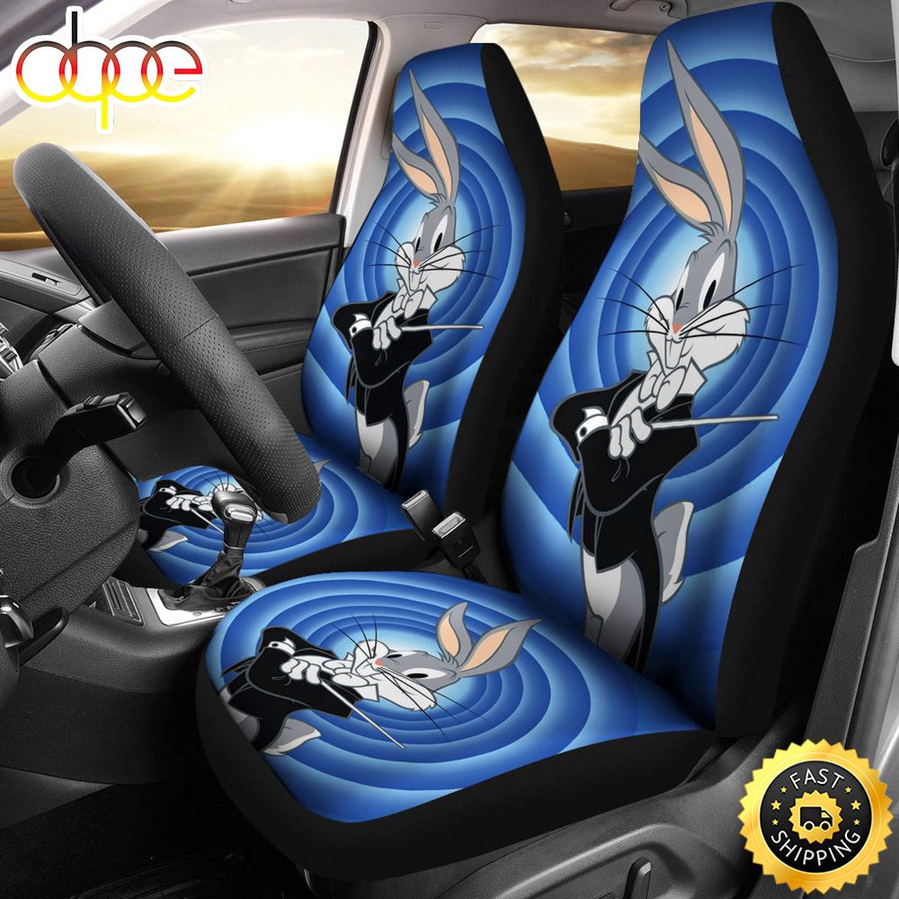 Bugs Bunny Car Seat Covers Looney Tunes Custom For Fans Ruz6s9