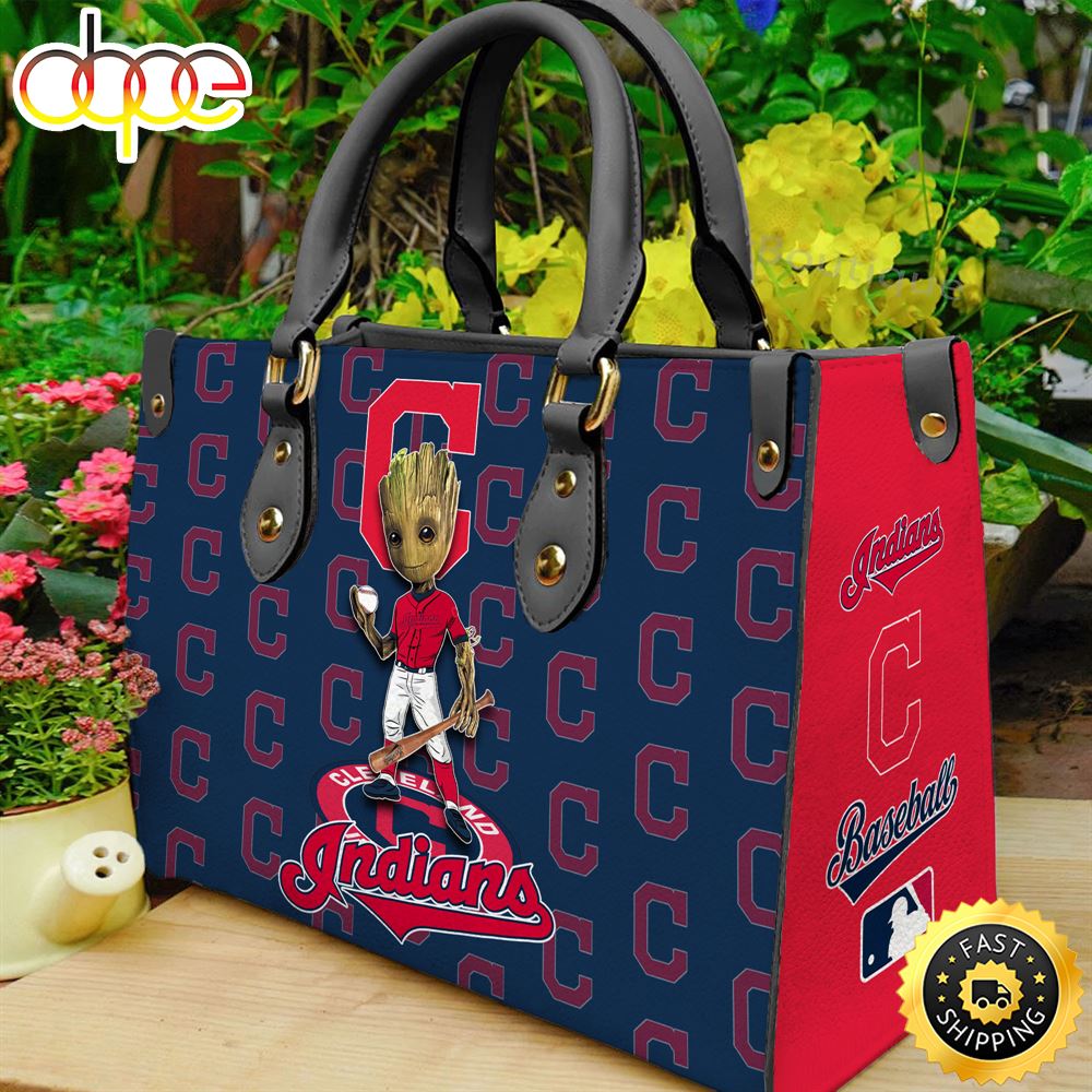 Cleveland Indians Groot Women Leather Hand Bag 1 Nv7d6r