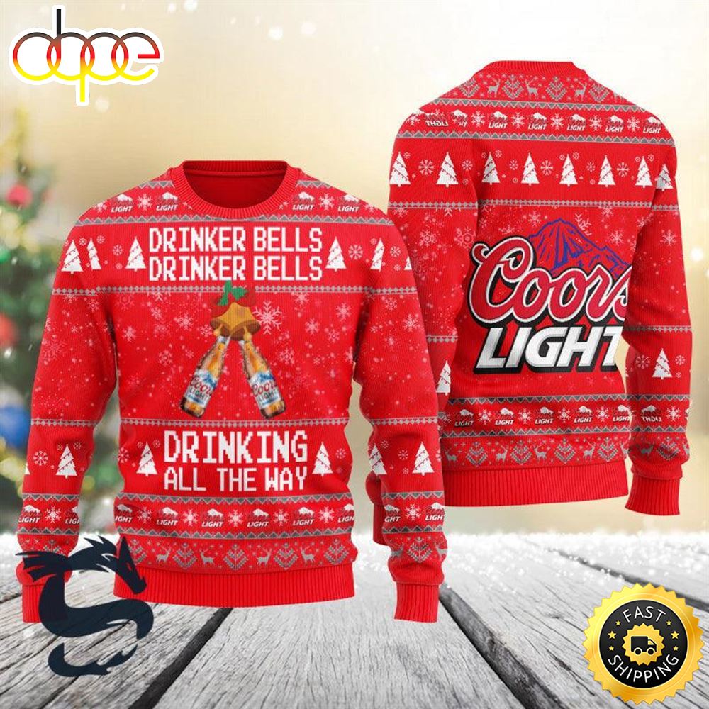 Coors Light Ugly Christmas Sweater Xmas Gift Men And Women Christmas Sweater