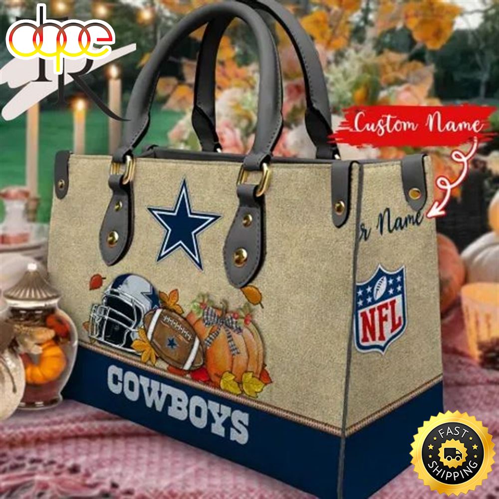 Dallas Cowboys Autumn Women Leather Hand Bag Sd0t68