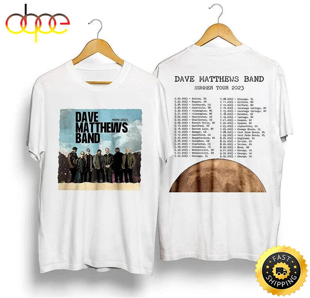 Dave Matthews Band Tour Concert Shirt Summer Tour 2023 Unisex T Shirt Zdrbv3