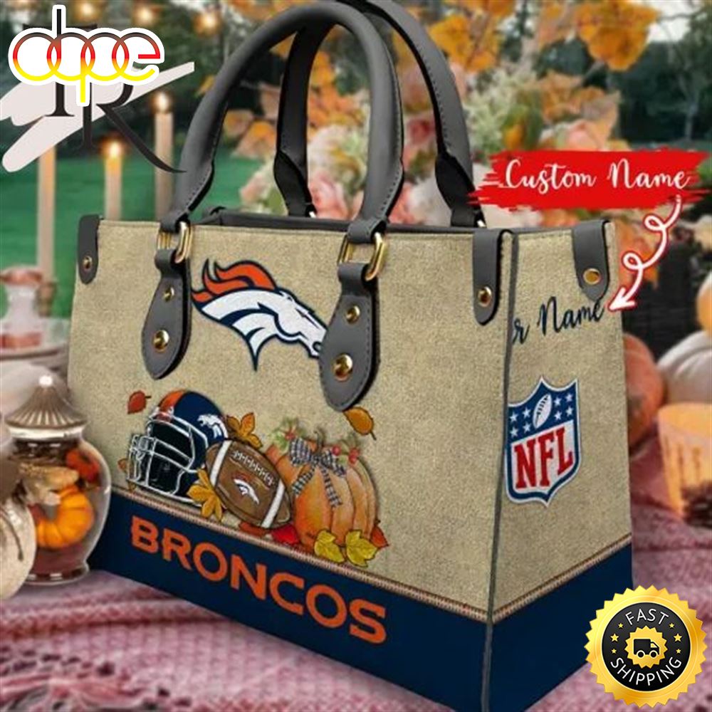 Denver Broncos Autumn Women Leather Hand Bag W2llmc