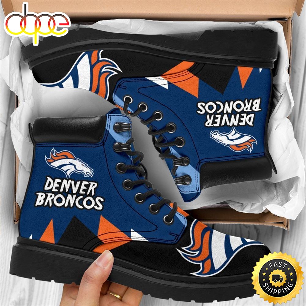 Denver Broncos Boots Shoes Funny Gift Idea Jkqsq0