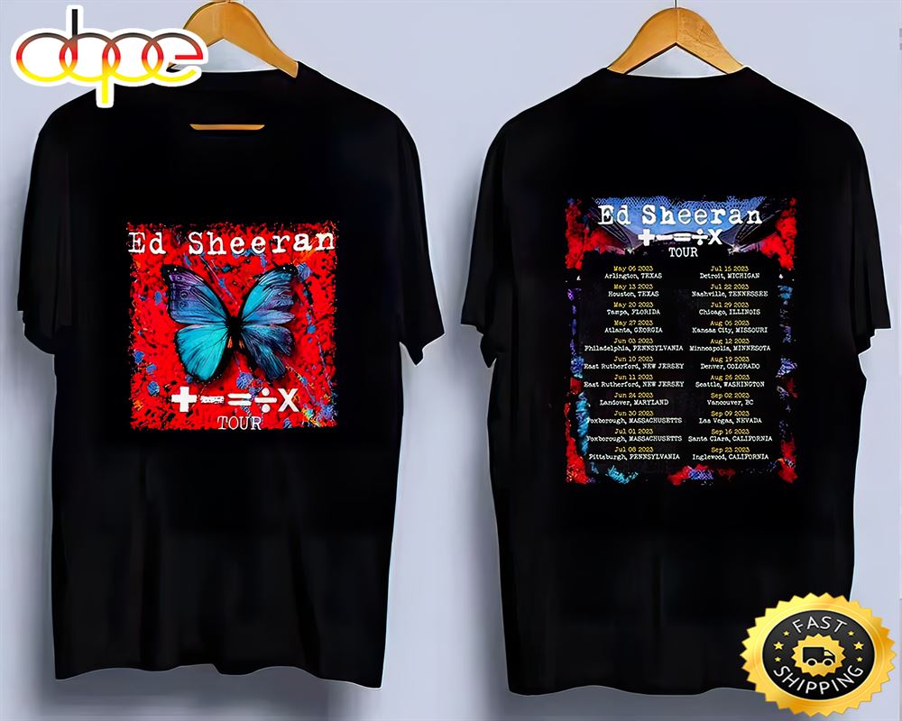 Ed Sheeran Concert Shirt Ed. Sheeran Shirt Mathematics Tour Unisex T Shirt Qrctcv