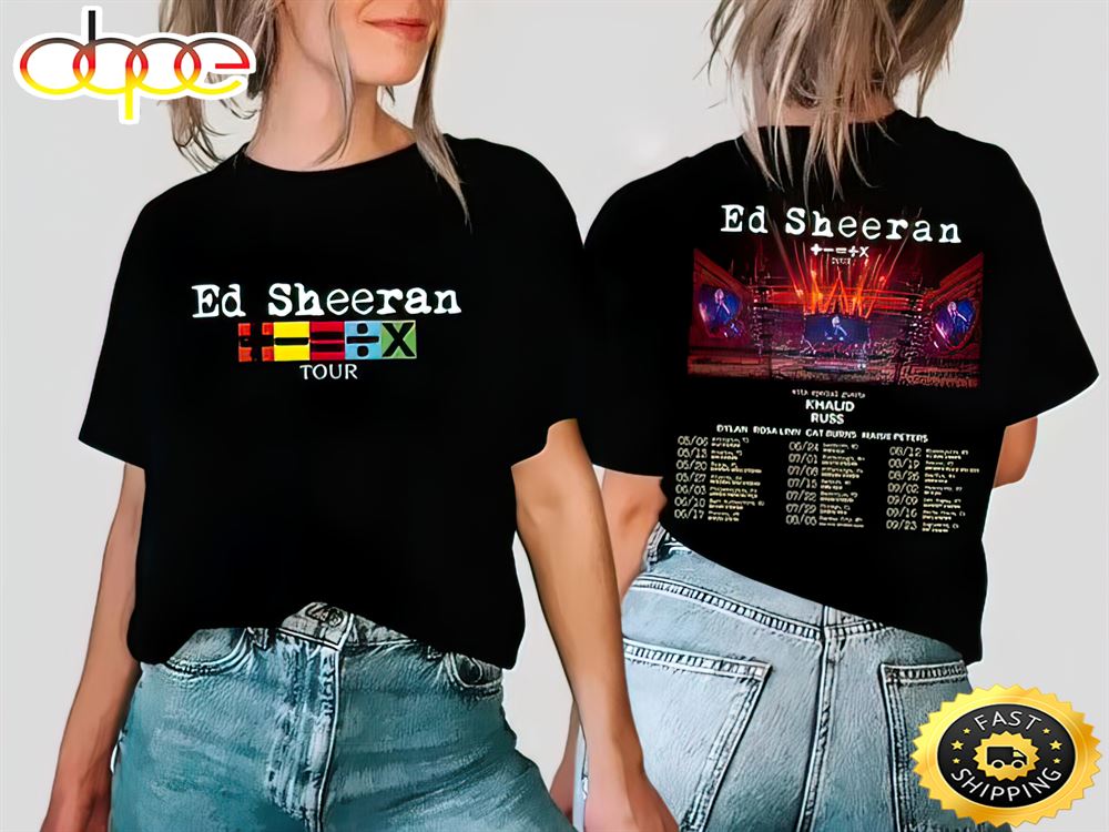 Ed Sheeran The Mathematics Tour Shirt 2023 Ed Sheeran Concert Tee Unisex T Shirt Ienznw