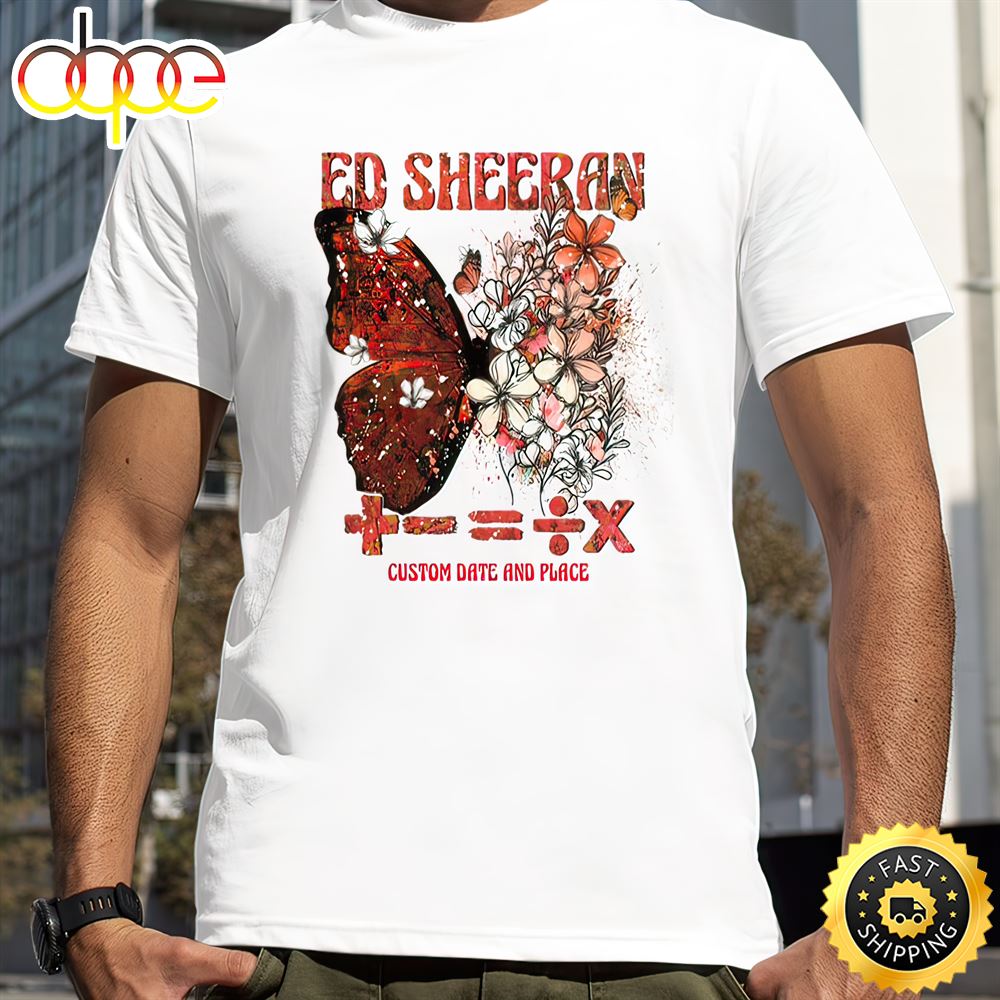 Ed Sheeran Tour 2023 Unisex T Shirt Zn9wxn