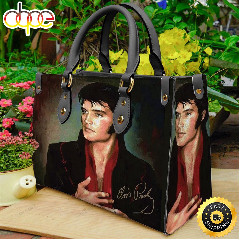 Elvis Presley The King Rock 3D Leather Handbag 1 Cai6mr