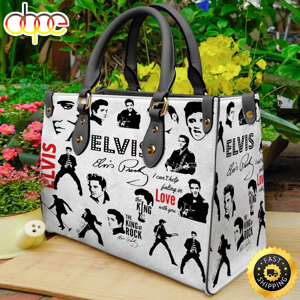 Many Elvis Presley Handbag, Women Leather Handbag, Music Lover Bag