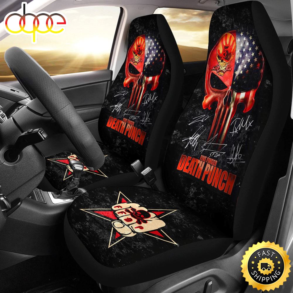 Five Finger Death Punch Rock Band Car Seat Cover Five Finger Death Punch Car Accessories Fan Gift Zxhvdm