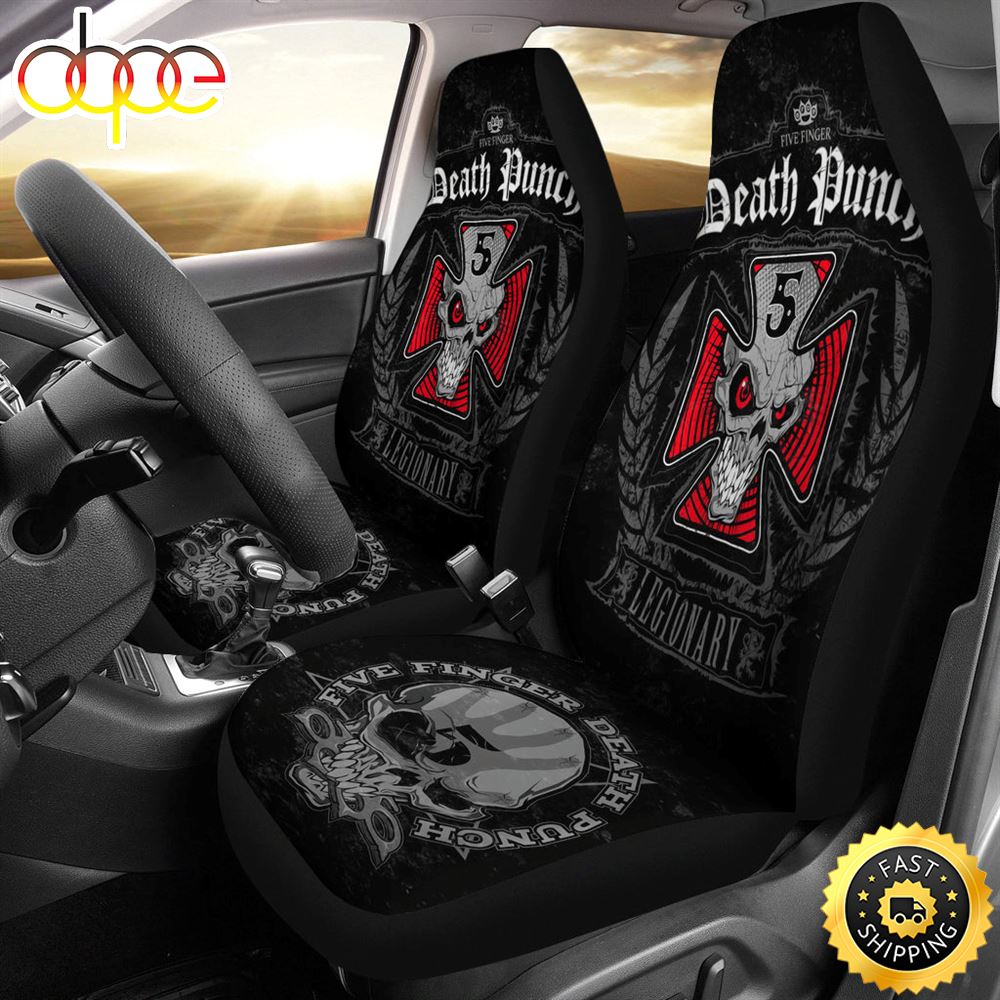 Five Finger Death Punch Rock Band Car Seat Cover Five Finger Death Punch Car Accessories Fan Lvsok6