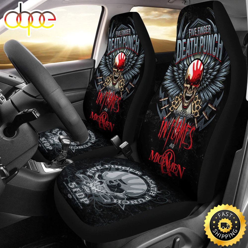 Five Finger Death Punch Rock Band Car Seat Cover Five Finger Death Punch Halloween X3sbme
