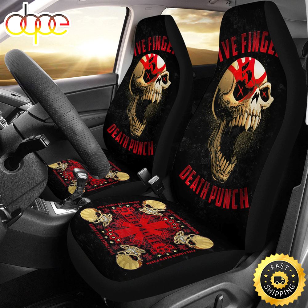 Five Finger Death Punch Rock Band Car Seat Cover Rkymgk
