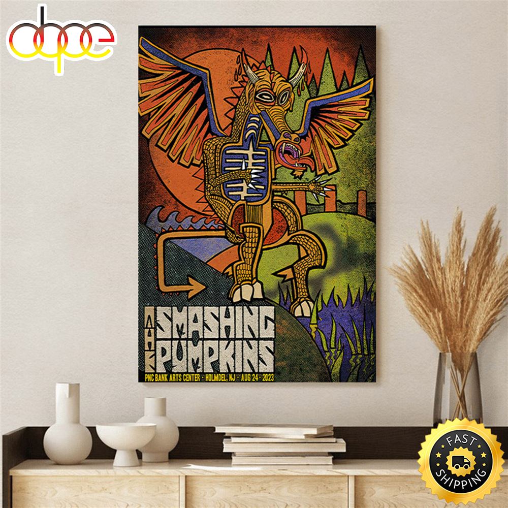 Gas The Smashing Pumpkins August 24 2023 Poster Canvas Uyjcnp