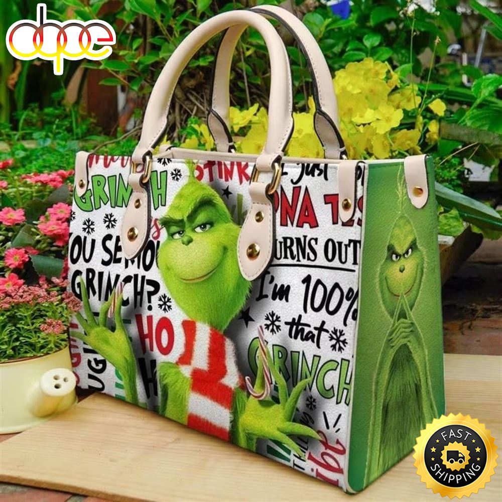 Grinch Christmas Leather Bag Grinch Bags And Purses Grinch 