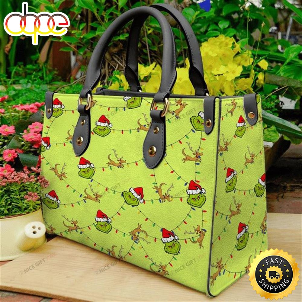 Grinch Christmas Purse Purse Bag Handbag For Women Xdpuaq