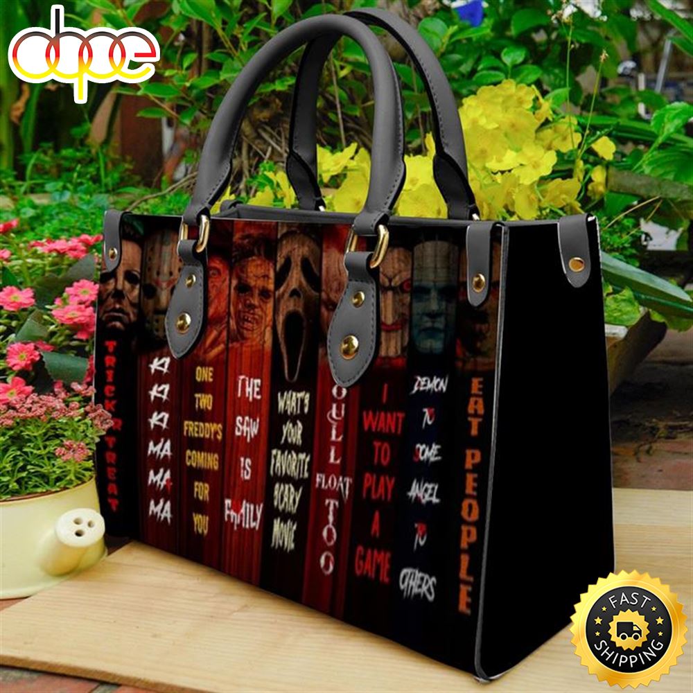 Halloween Horror Movie Character Leather Bag E2wefr