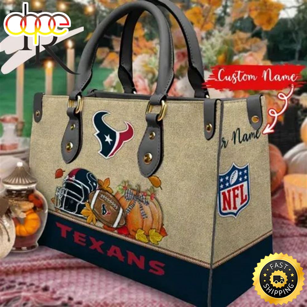 Houston Texans Autumn Women Leather Hand Bag Geti1n