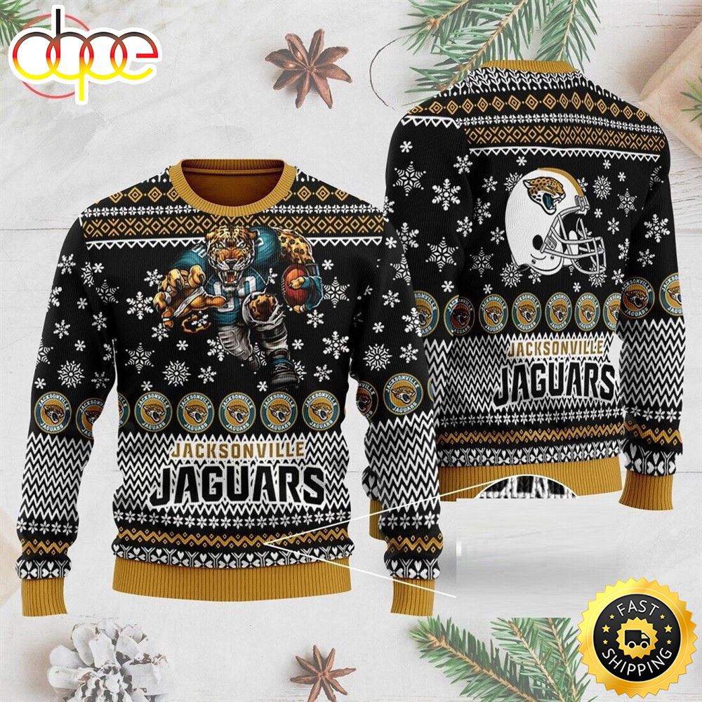 Jacksonville Jaguar Football Unisex Christmas Ugly Sweater V77gek