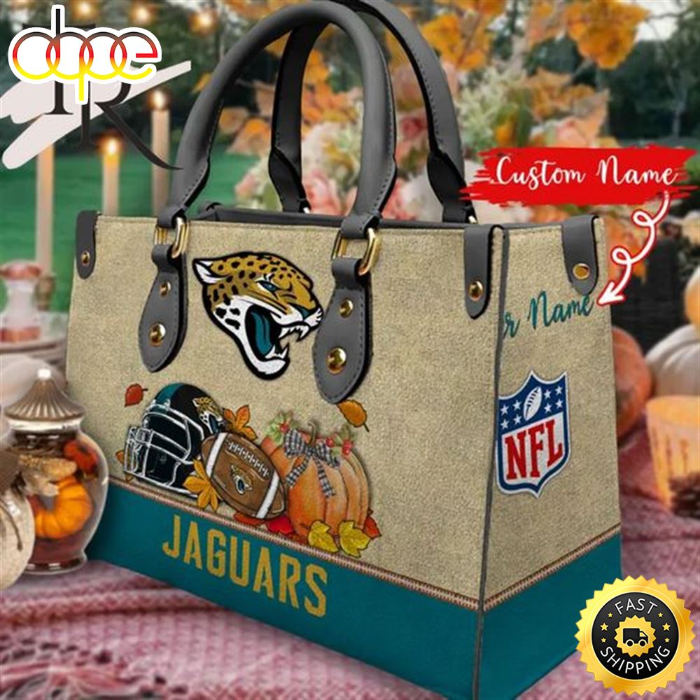 Jacksonville Jaguars Autumn Women Leather Hand Bag W0hd63