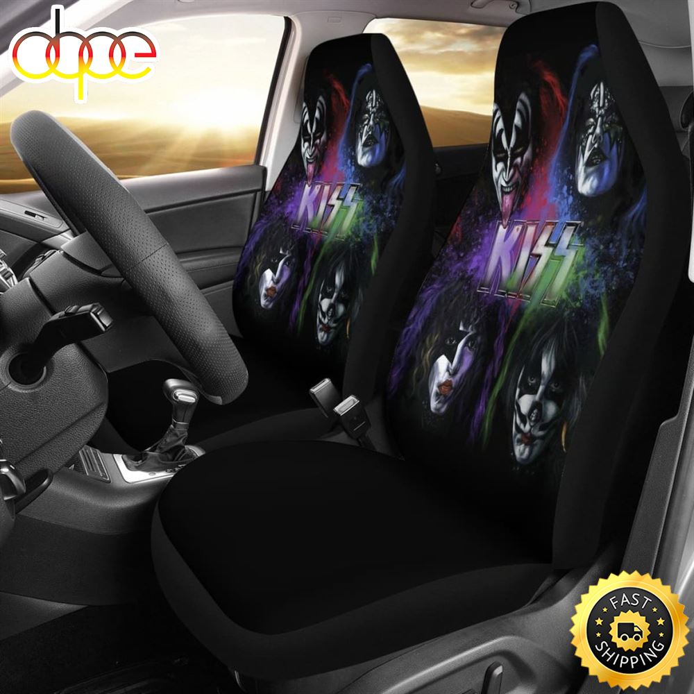 Kiss Band Rock Band Car Seat Covers Amazing Pyusve