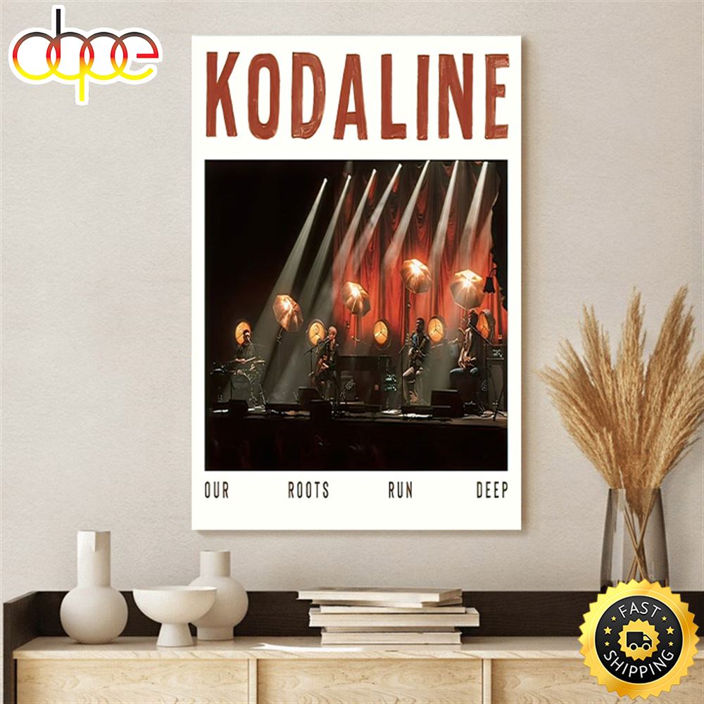 Kodaline Concert Tickets 2023 Live Tour Dates Poster Canvas Wgngg7