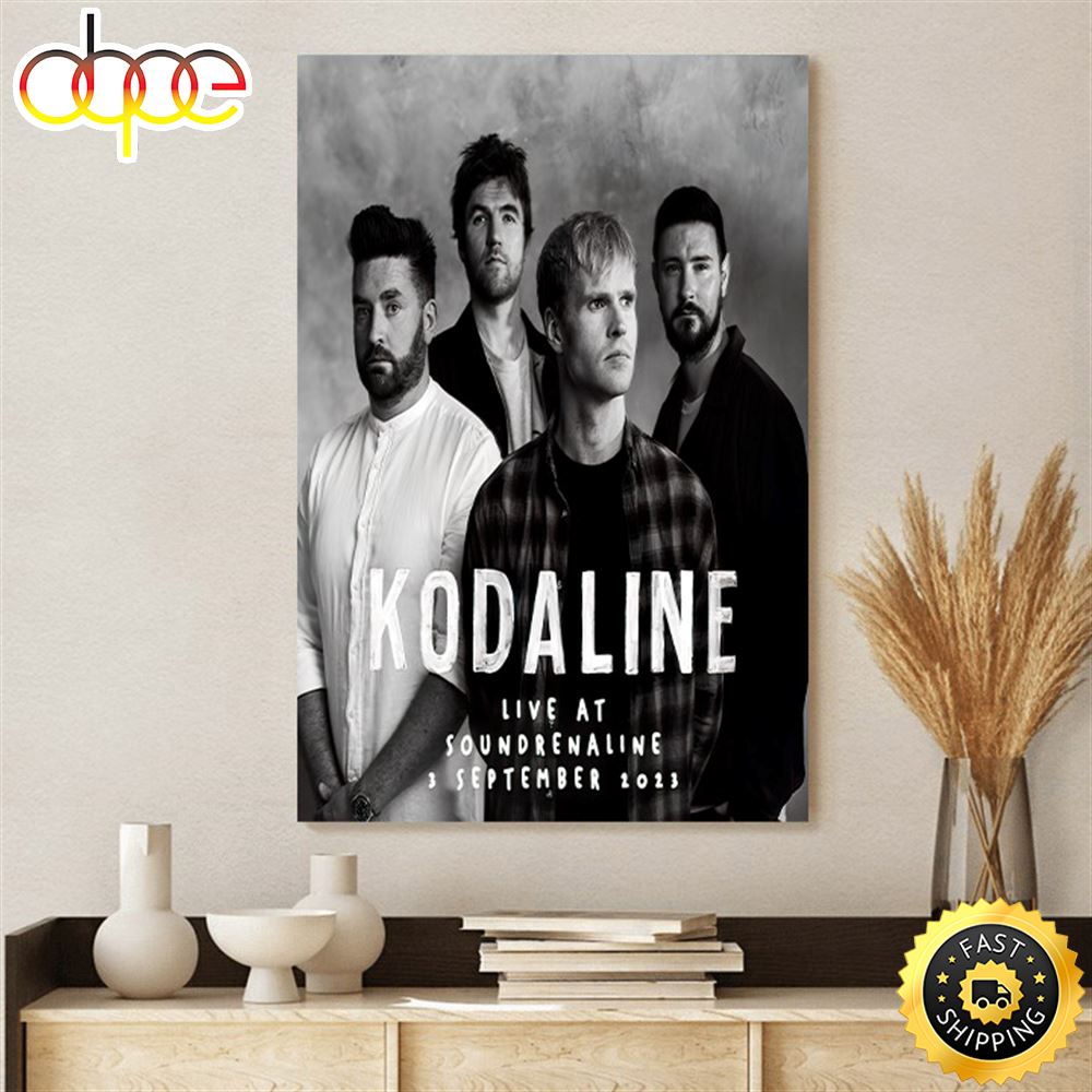 Kodaline Live At Announces Asia Tour 2023 Poster Canvas Yqfgtq