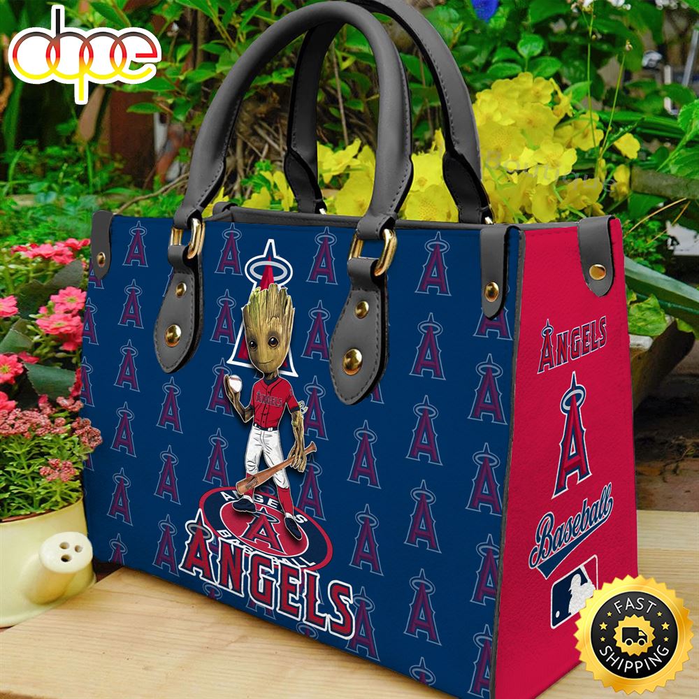 Los Angeles Angels Groot Women Leather Hand Bag 1 Rigfvx